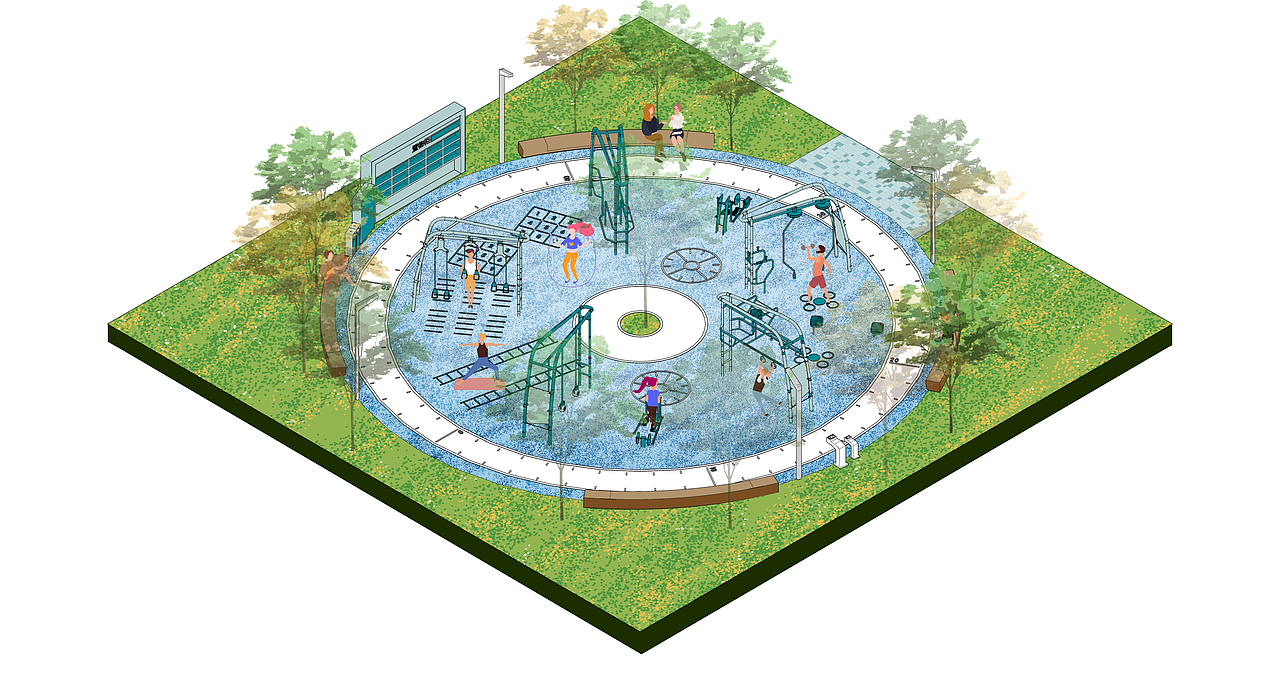 【优娜出品】中南置地景观标准化研发12模块插画图