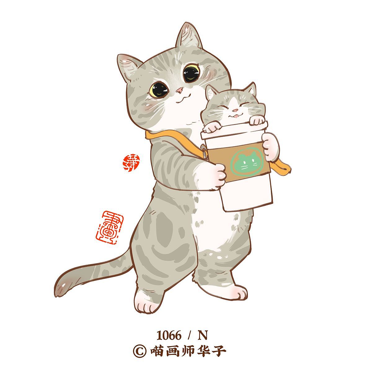 画猫的第四季开始!1100天画猫纪录!