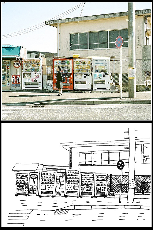 应该算是做复杂的一副啦,在本子上看效果不错啦,只是弄在电脑上线条太粗啦 .. 