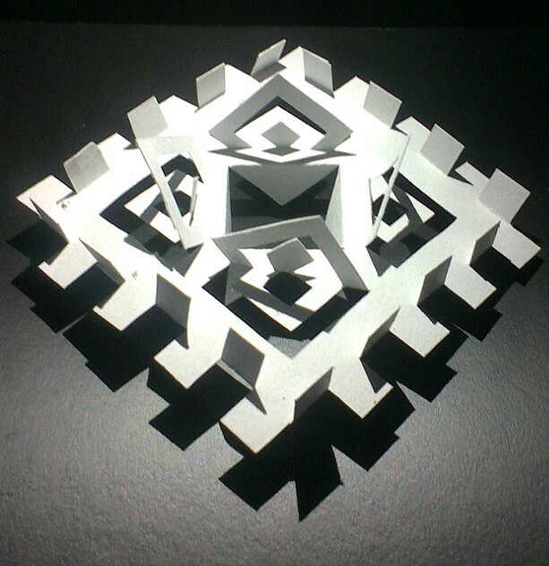 立体构成--剪纸