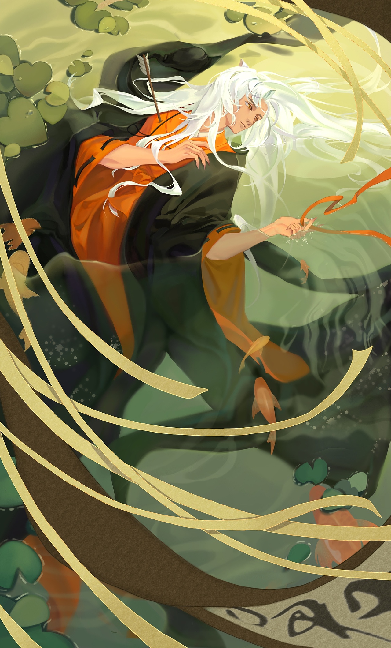 “再见了，桔梗。”（图ZMjI4NjYzMzY0） - 创作习作 - 站酷设计师梦穗原创素材 - 站酷ZCOOL