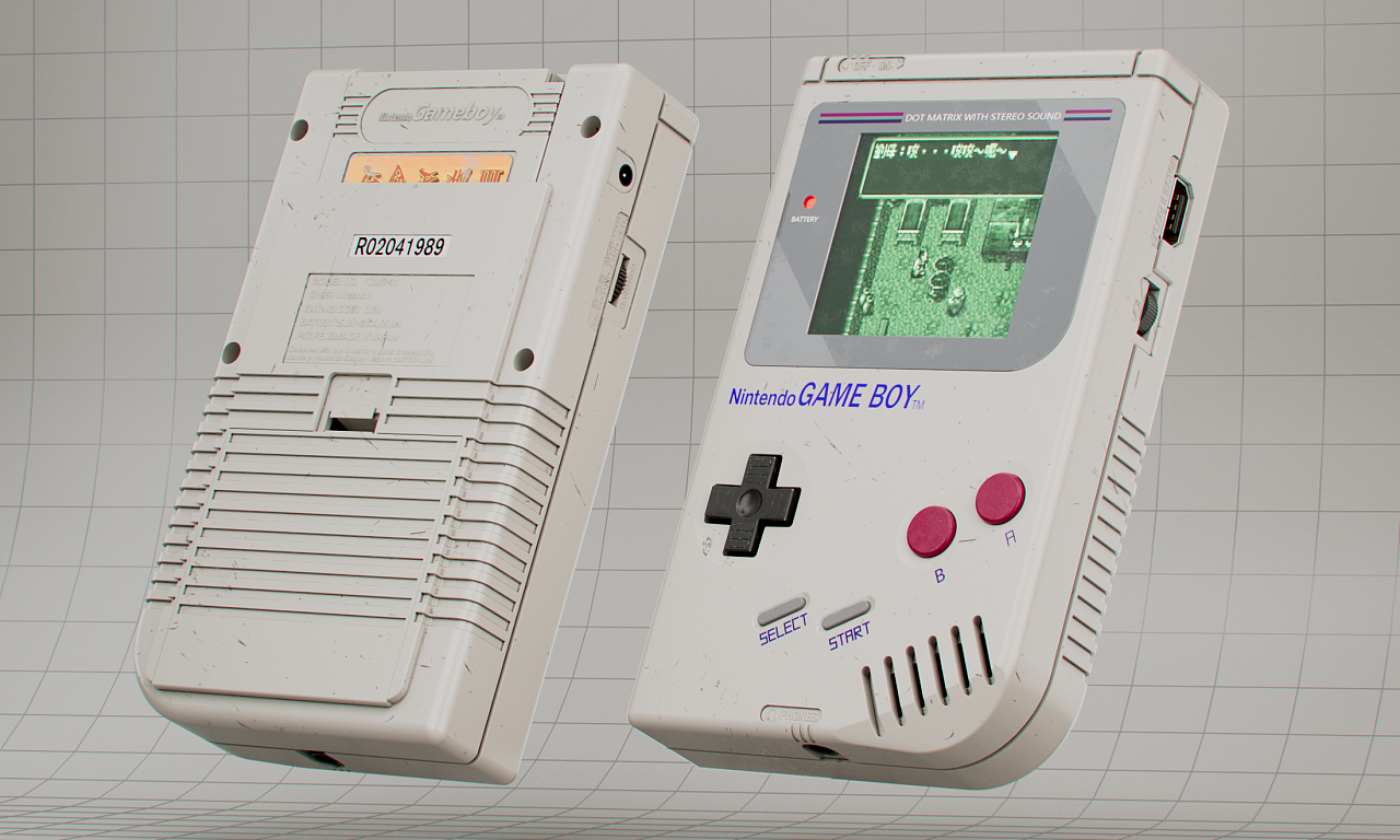 gameboy掌机——产品建模渲染|三维|产品|thorn_nomad