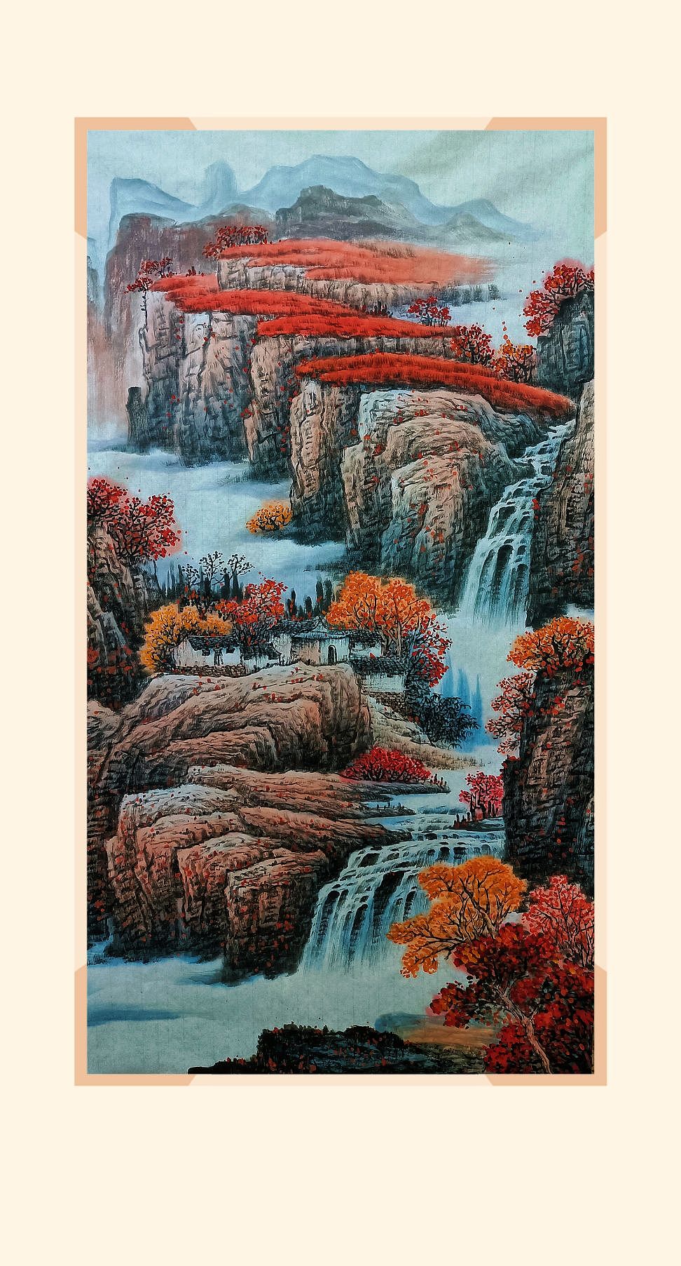 画家李海英国画山水作品