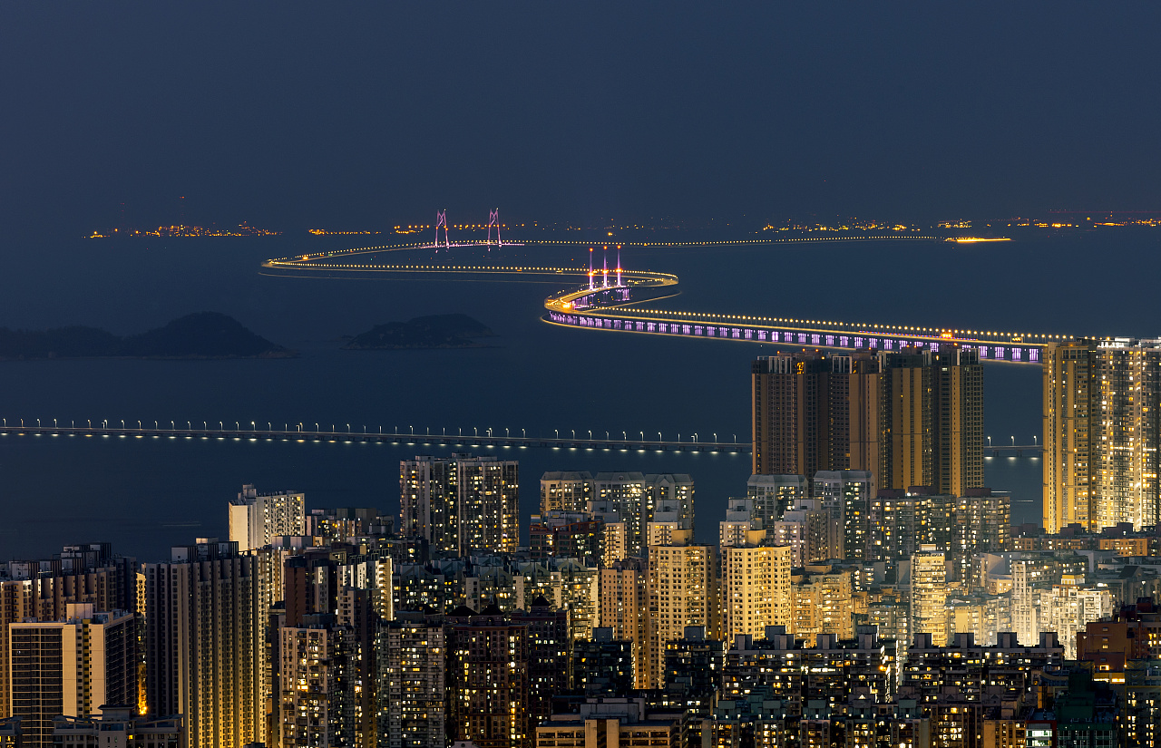 深圳湾大桥高清图片下载-正版图片500581244-摄图网