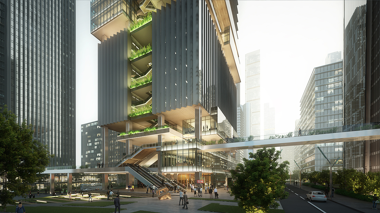 | -Aedas City- | 极速Lumion动画（图ZMjU4NjIzMDAw） - 建筑/空间 - 站酷设计师BEEHIVE_唐原创素材 - 站酷ZCOOL