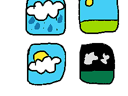 晴天，雨天，阴天，多云