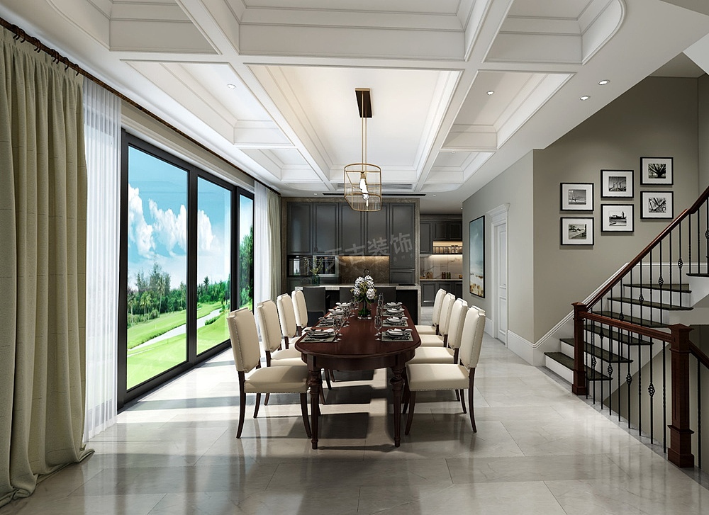 北碚龙湖紫云台千山阅装修,联排别墅户型设计效果赏析