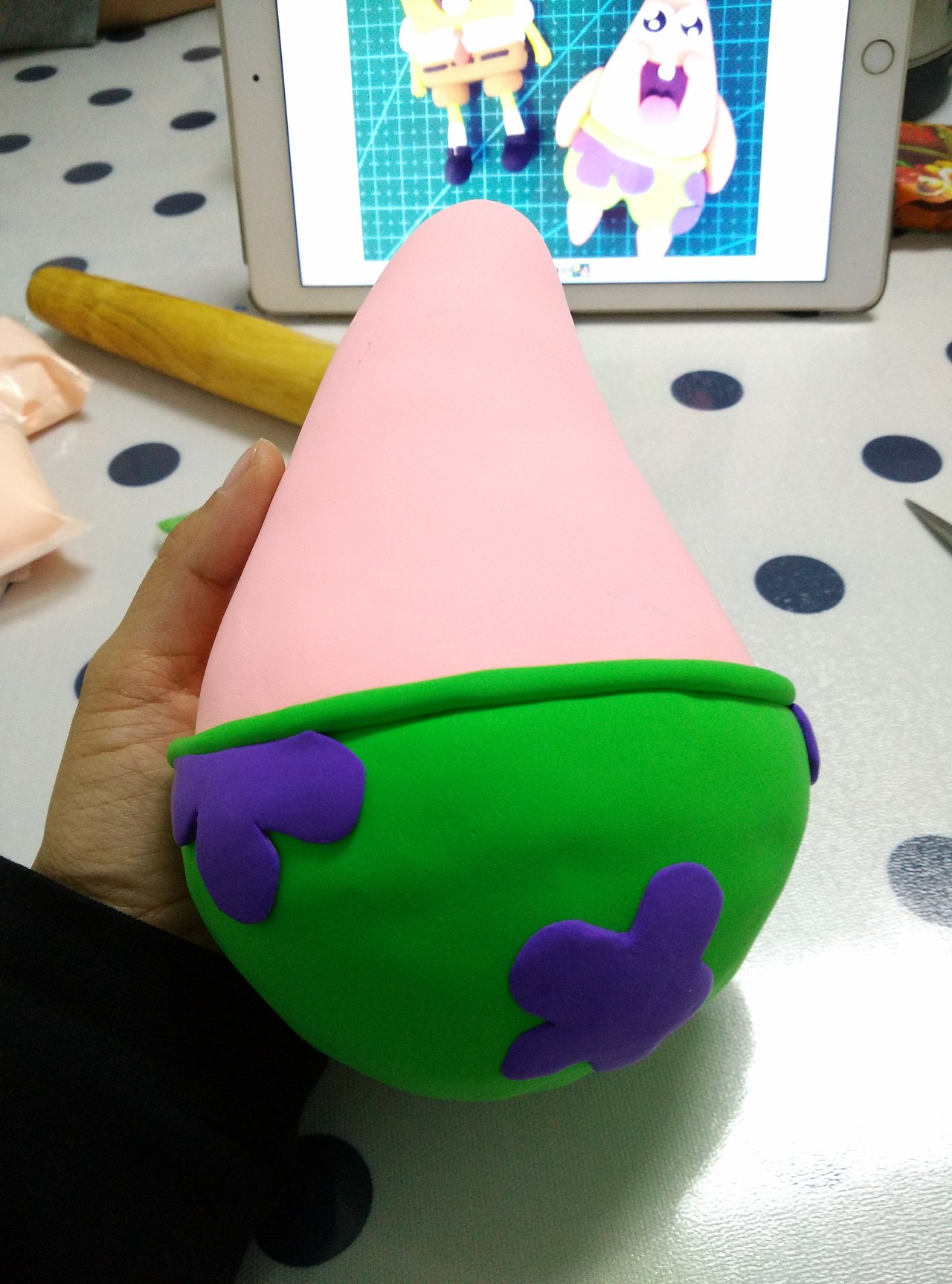 最近迷上了粘土