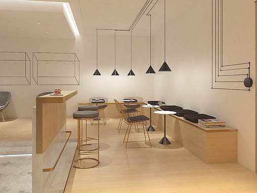 LA VIE EN PATISSRIE轻奢咖啡店-成都咖啡厅奶茶店设计
