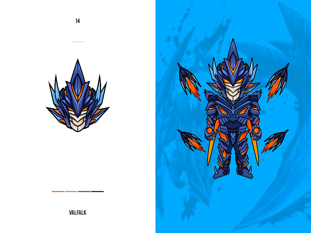 Monster Hunter——怪物猎人头像设计（图ZMTgxMjgzNDM2） - 创作习作 - 站酷设计师WuliaoJ原创素材 - 站酷ZCOOL