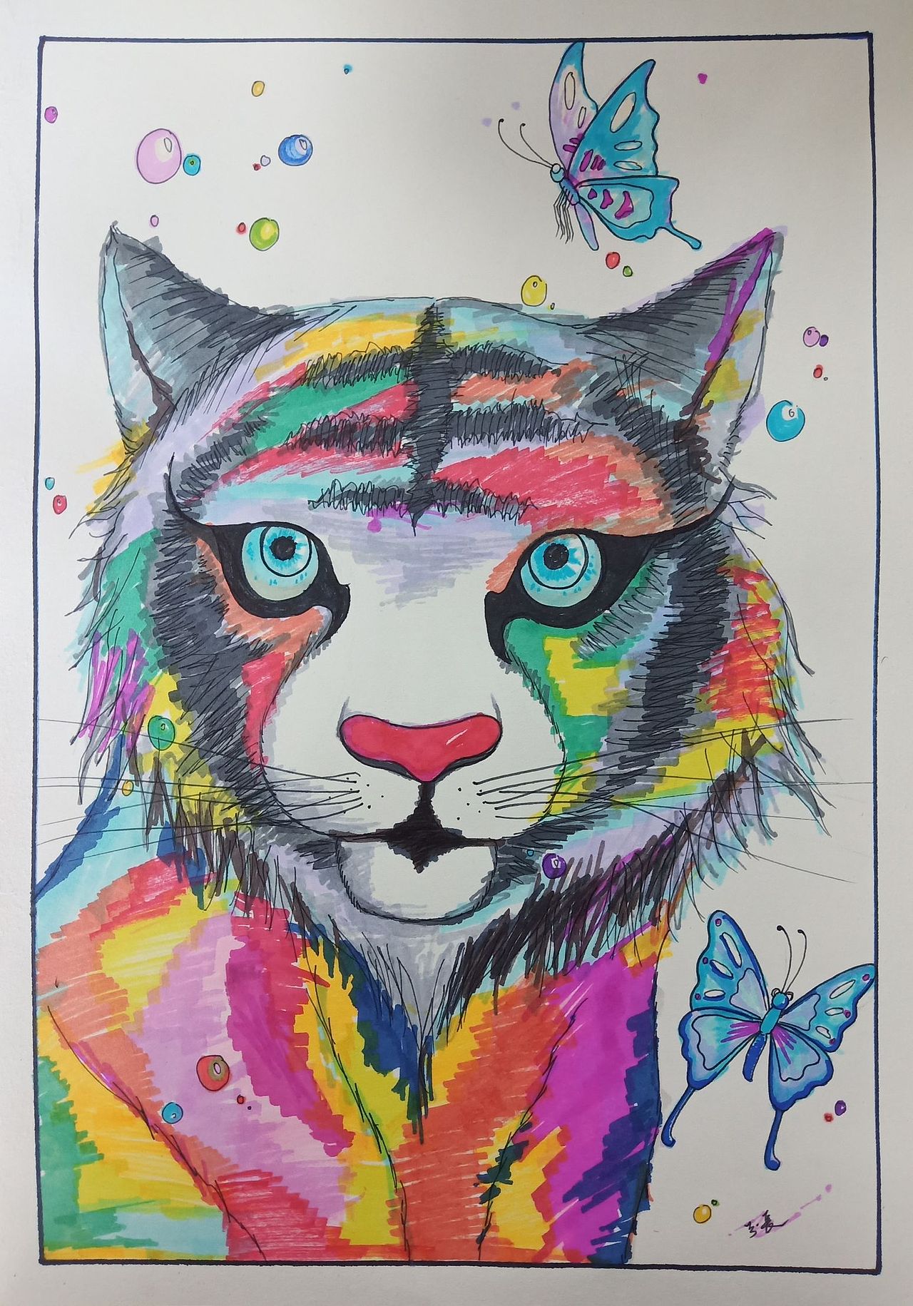 马克笔上色（图ZMzI4OTkzNDM2） - 绘画 - 站酷设计师弓长大王原创素材 - 站酷ZCOOL