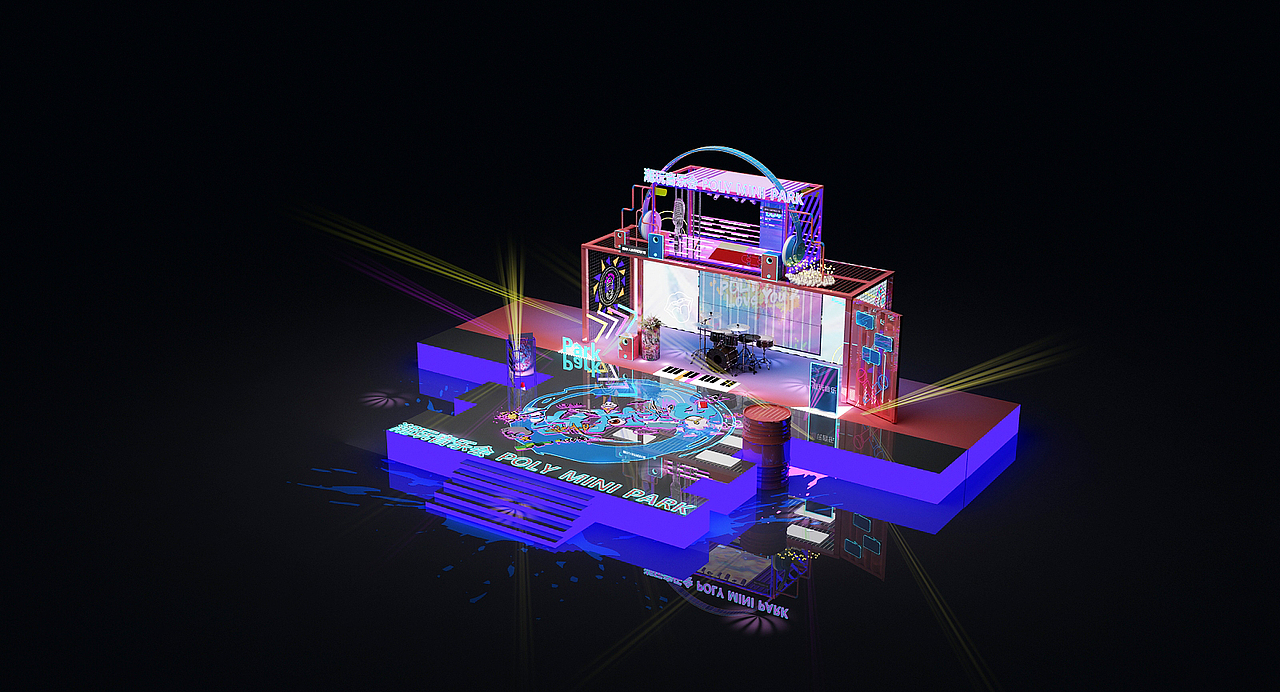 舞台 集装箱 幻彩 舞美