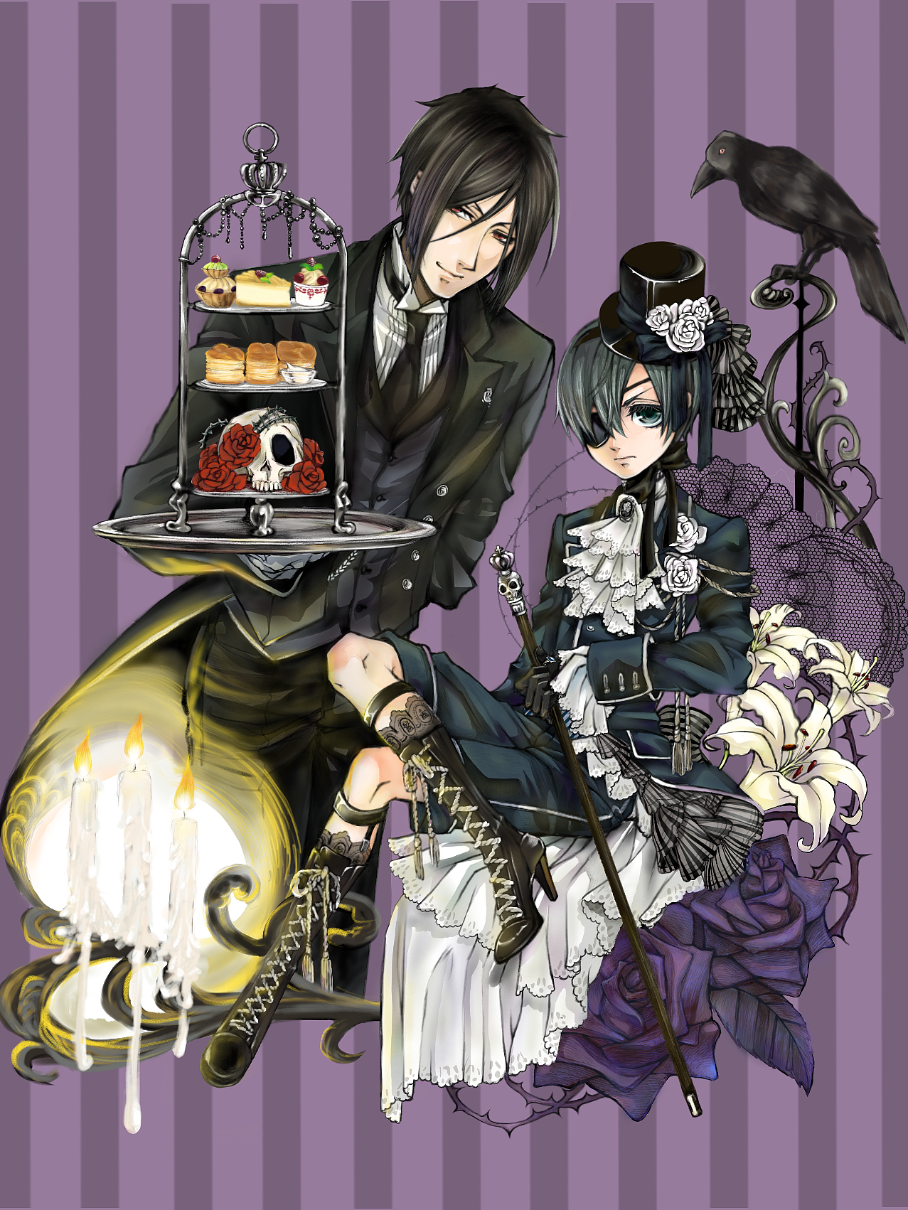 黑执事384和啵酱