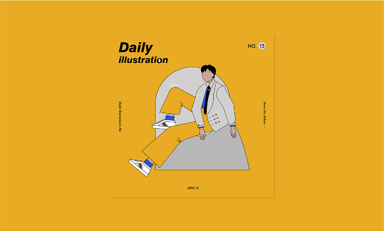 心血来潮人物插画 | 第二弹 | Daily Illustration（图ZMjE4NTg3MDMy） - 创作习作 - 站酷设计师Fairycher原创素材 - 站酷ZCOOL