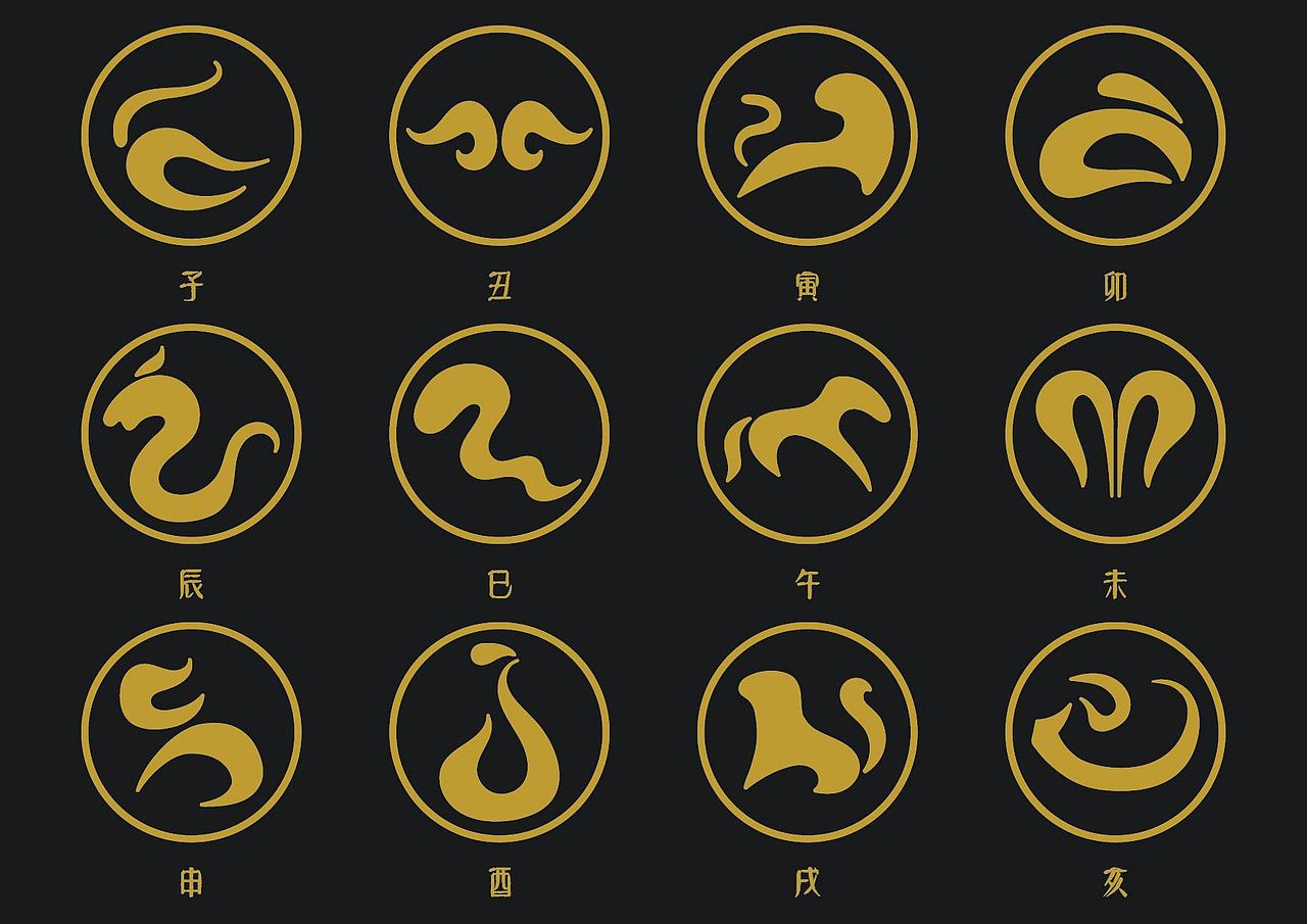 十二生肖（图ZMTA1OTI1OTA0） - 图案 - 站酷设计师是木小二呀原创素材 - 站酷ZCOOL