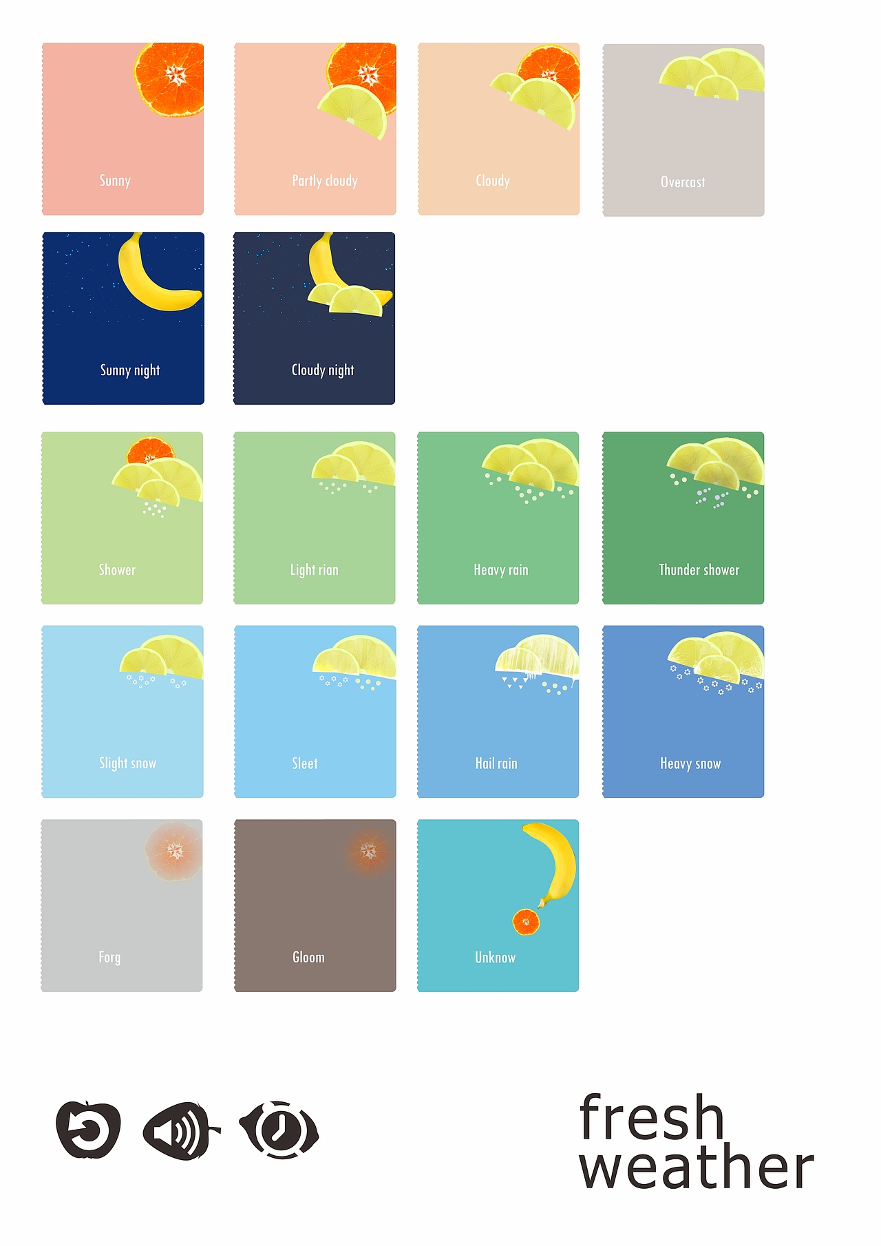 fresh weather（图ZOTU4MzA1Mg==） - 主题/皮肤 - 站酷设计师neno2046原创素材 - 站酷ZCOOL