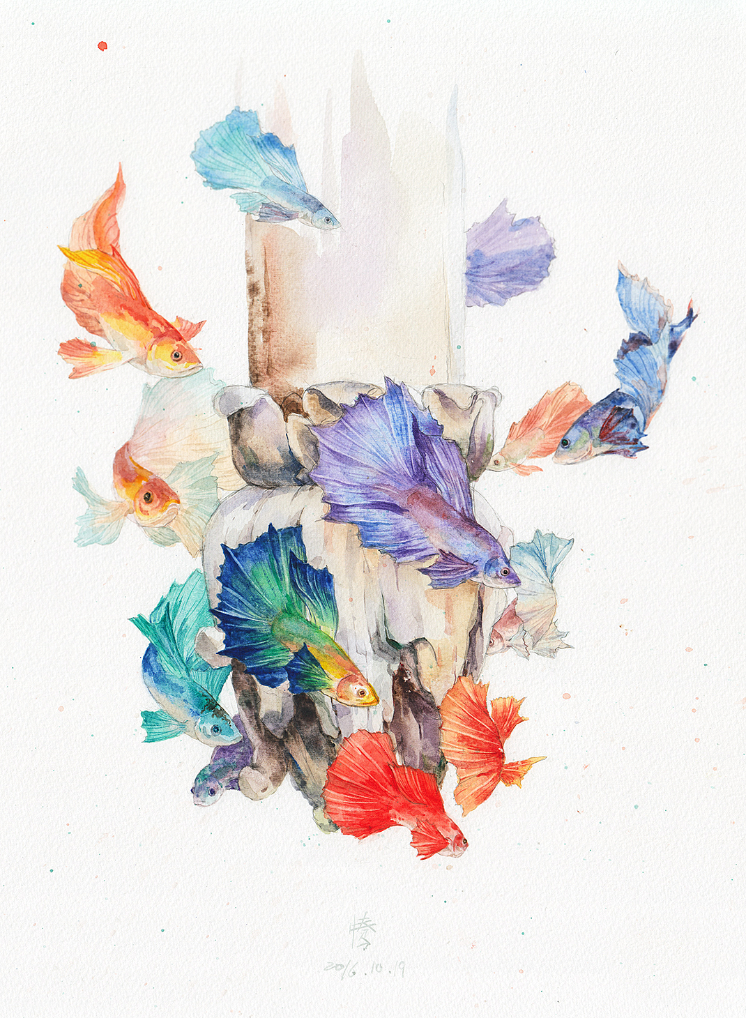 水彩|插画|创作习作|陈大豚_原创作品-站酷zcool