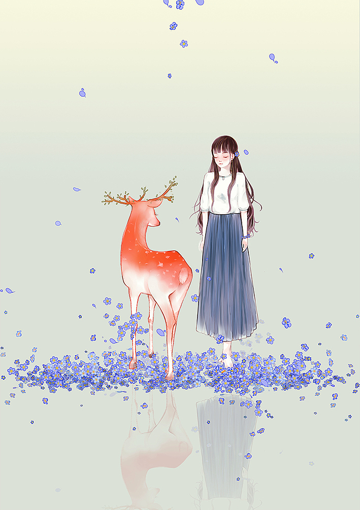 秋风凉，夏已逝（图ZNTkyOTU3NjA=） - 商业插画 - 站酷设计师小石头1125原创素材 - 站酷ZCOOL