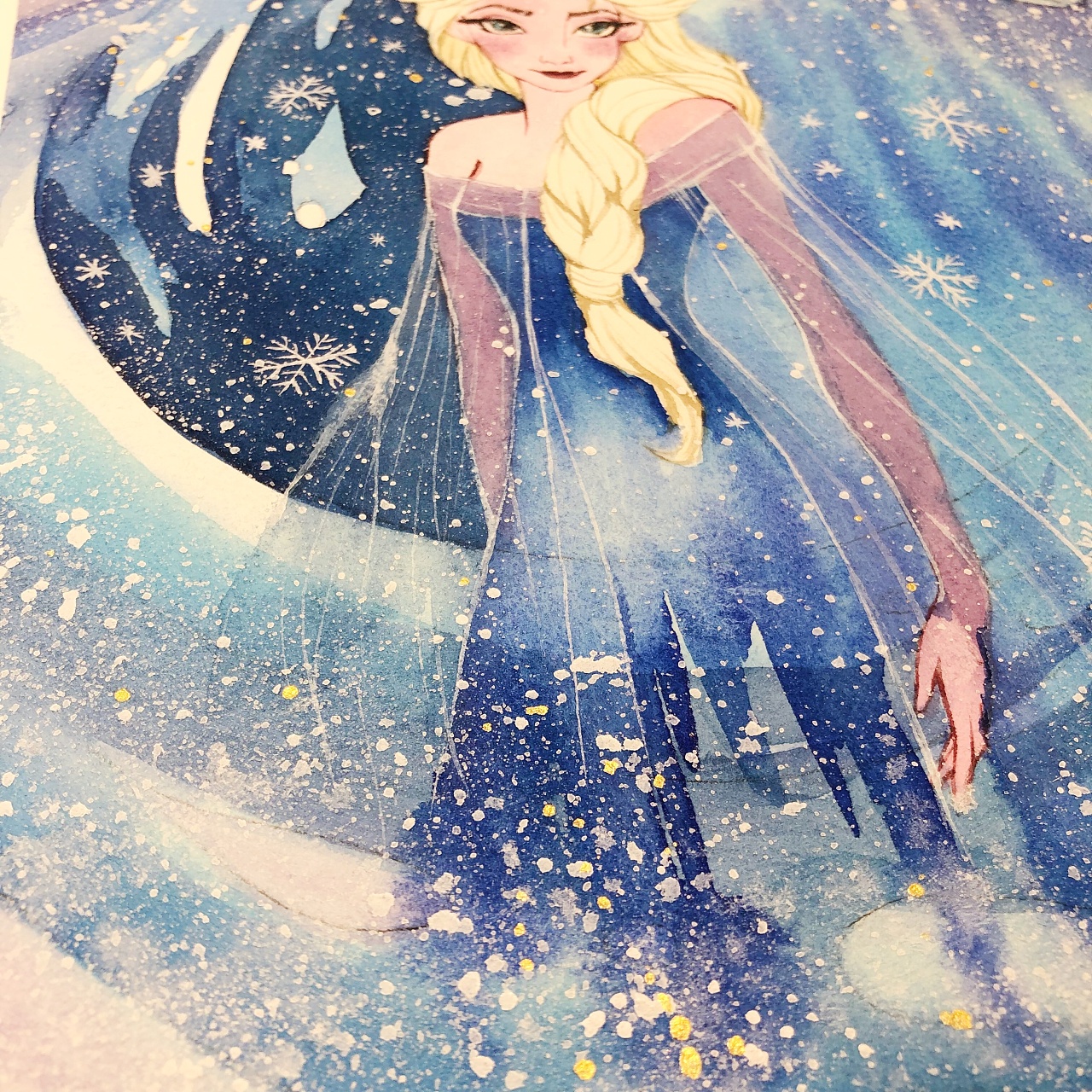 冰雪奇缘水彩