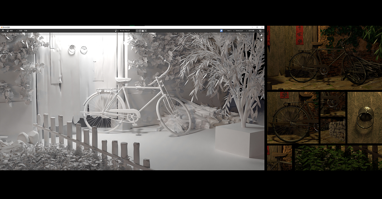 Blender-三维场景建模（图ZMjgzNzIzMTQ0） - 场景 - 站酷设计师蒸不熟的馒头原创素材 - 站酷ZCOOL