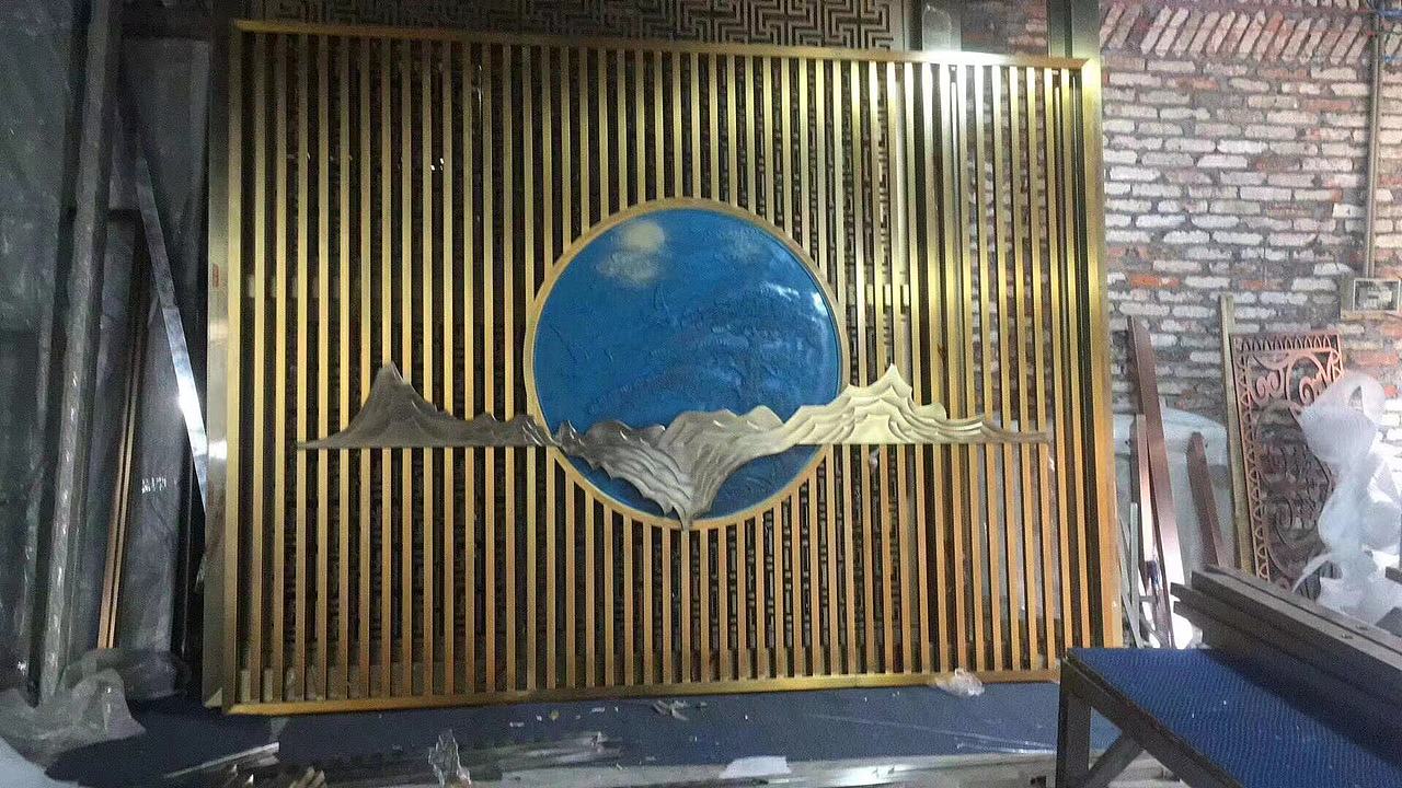 祥云笼罩室内祥和系列金属屏风定制（图ZMTcyNDI2NTUy） - 家装设计 - 站酷设计师Z26539380原创素材 - 站酷ZCOOL