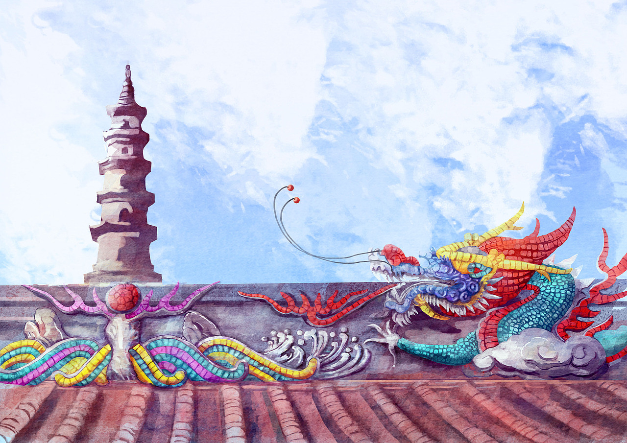 闽南风景插画（图ZOTQ0MzQ5NDA=） - 商业插画 - 站酷设计师漫鱼动漫l洪志新原创素材 - 站酷ZCOOL