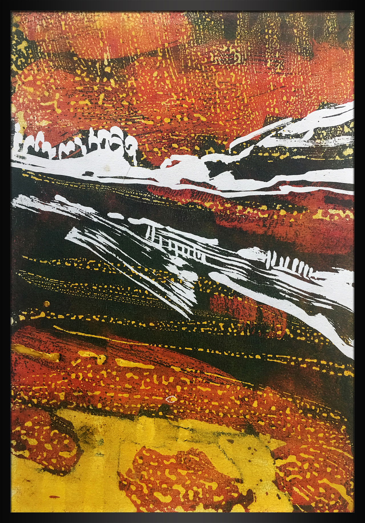 脱胶版画及效果图