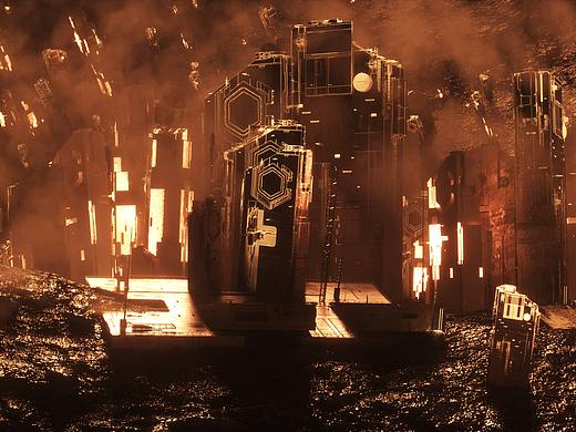 《战争的后遗症》-Octane Render