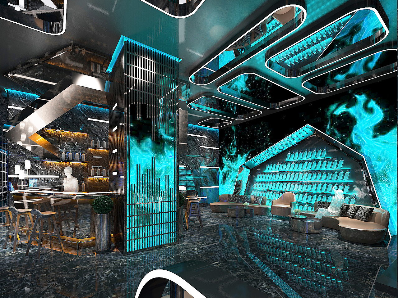 KTV Rendering design【WSWH】（图ZMjIzNTMxNjMy） - 其他空间 - 站酷设计师Jv王杰原创素材 - 站酷ZCOOL