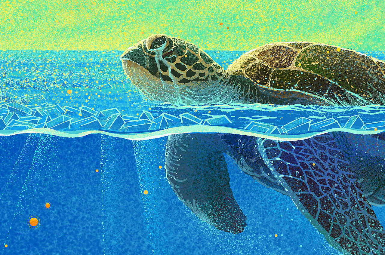 站酷 x UR中国 x 晓文lin #UR线上海洋艺术展#