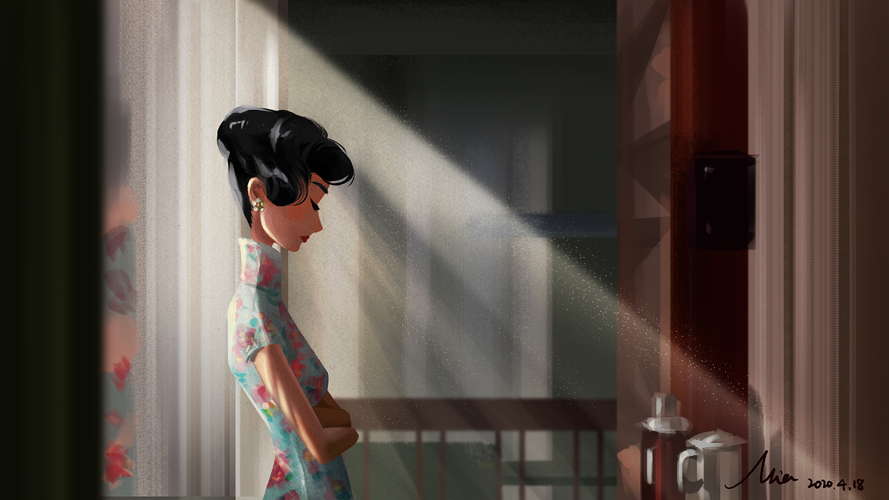 花样年华电影插画练习