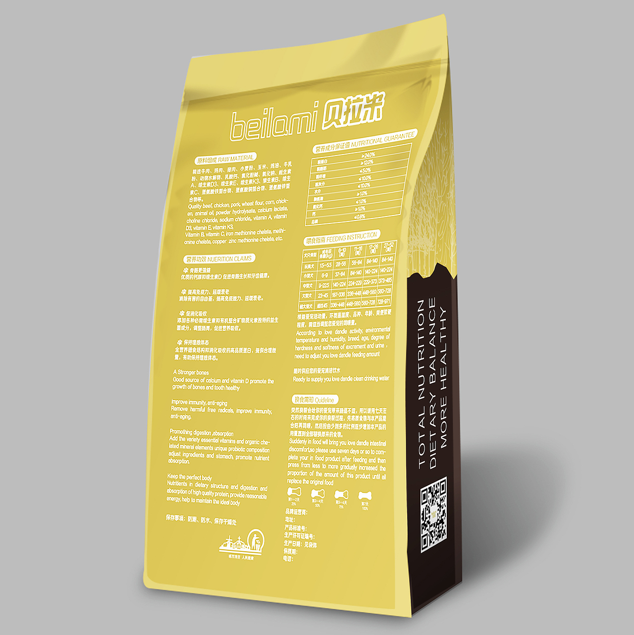 贝拉米狗粮包装（图ZODU2NjEwMjQ=） - 包装 - 站酷设计师一言艺语原创素材 - 站酷ZCOOL