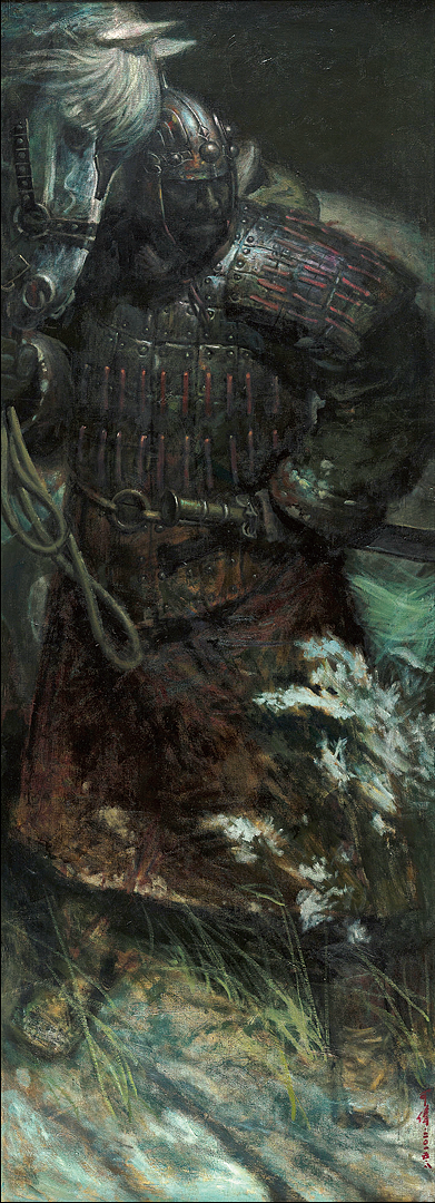 油画作品《铁衣》（图ZMzIyODczOTY0） - 绘画 - 站酷设计师王可伟原创素材 - 站酷ZCOOL