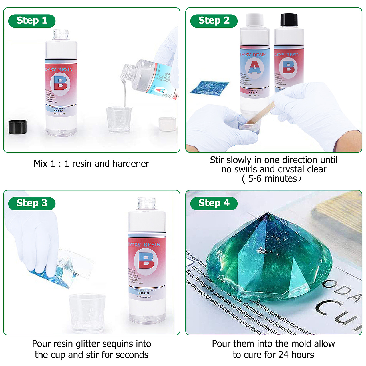 亚马逊 水晶滴胶