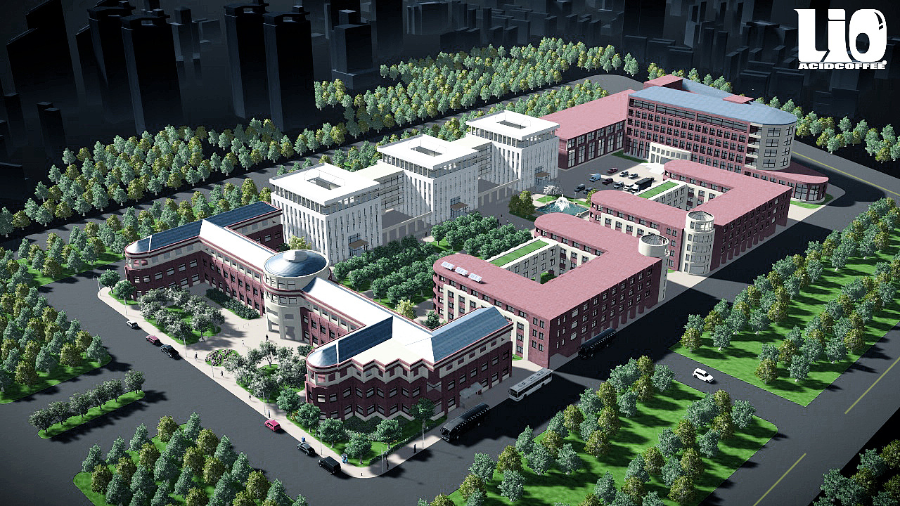 园区|三维|建筑/空间|acidcoffee - 原创作品 - 站酷 (zcool)