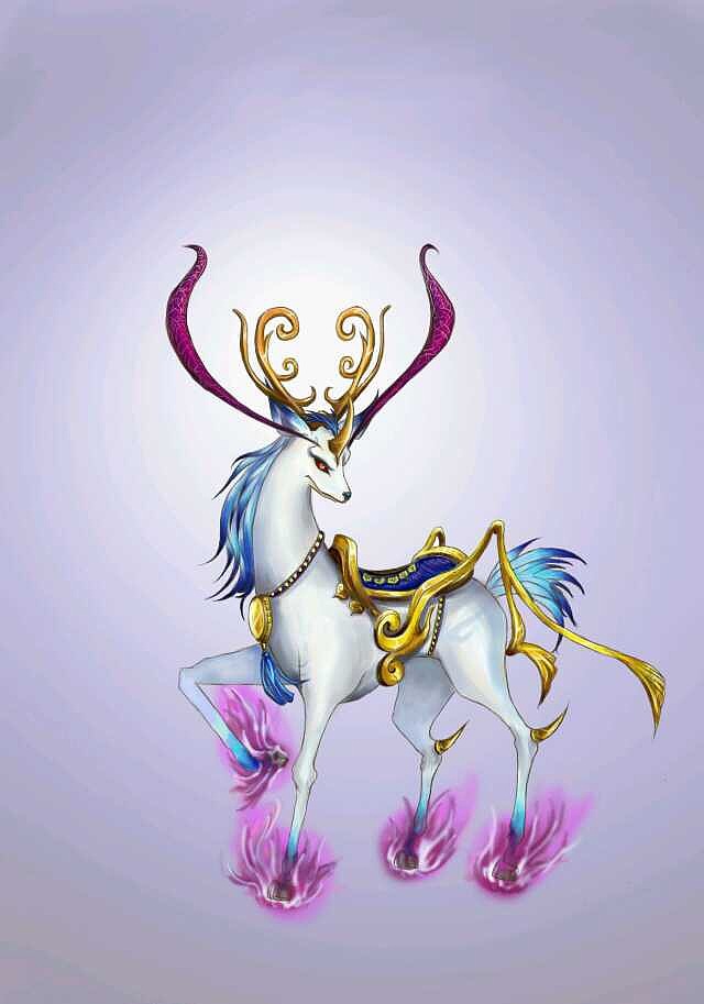 大学时期作品-《鹿神》-2014