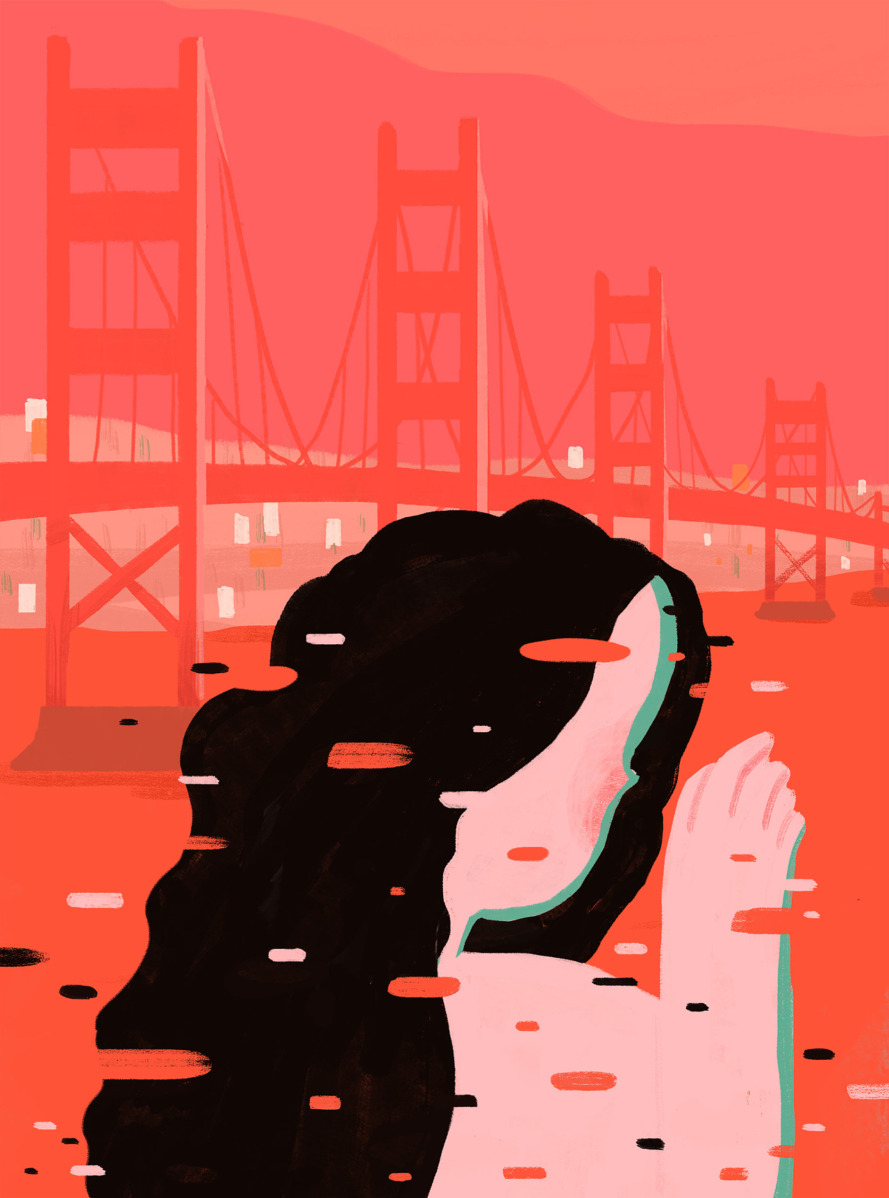 lost in san francisco|插画|艺术插画|jiananpro - 原创作品 - 站酷