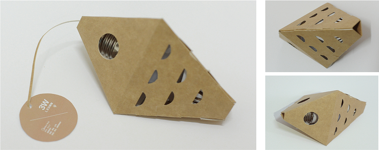 鱼形LED灯泡包装设计