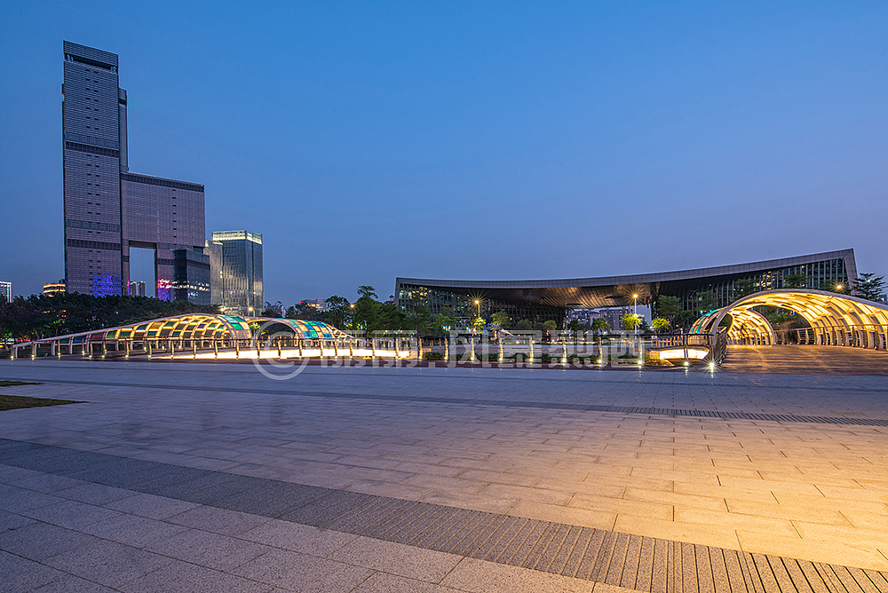 广州南沙自贸区建筑风光摄影