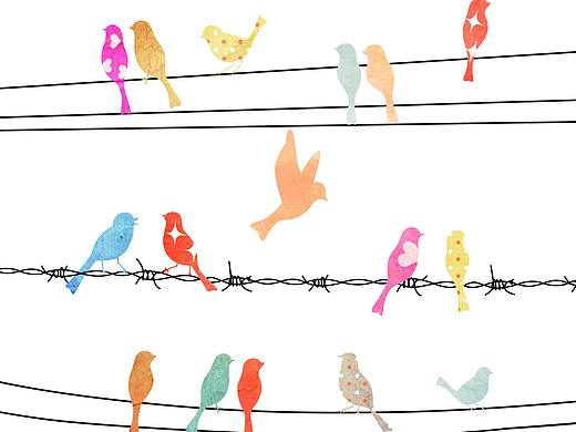 复古工艺花纸 PS