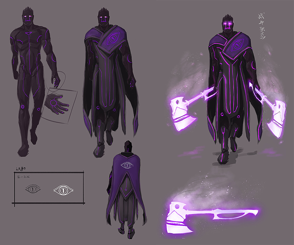 《光之守护者》游戏原画设计（图ZNzgyNTU5ODg=） - 游戏原画 - 站酷设计师画画的子杰原创素材 - 站酷ZCOOL