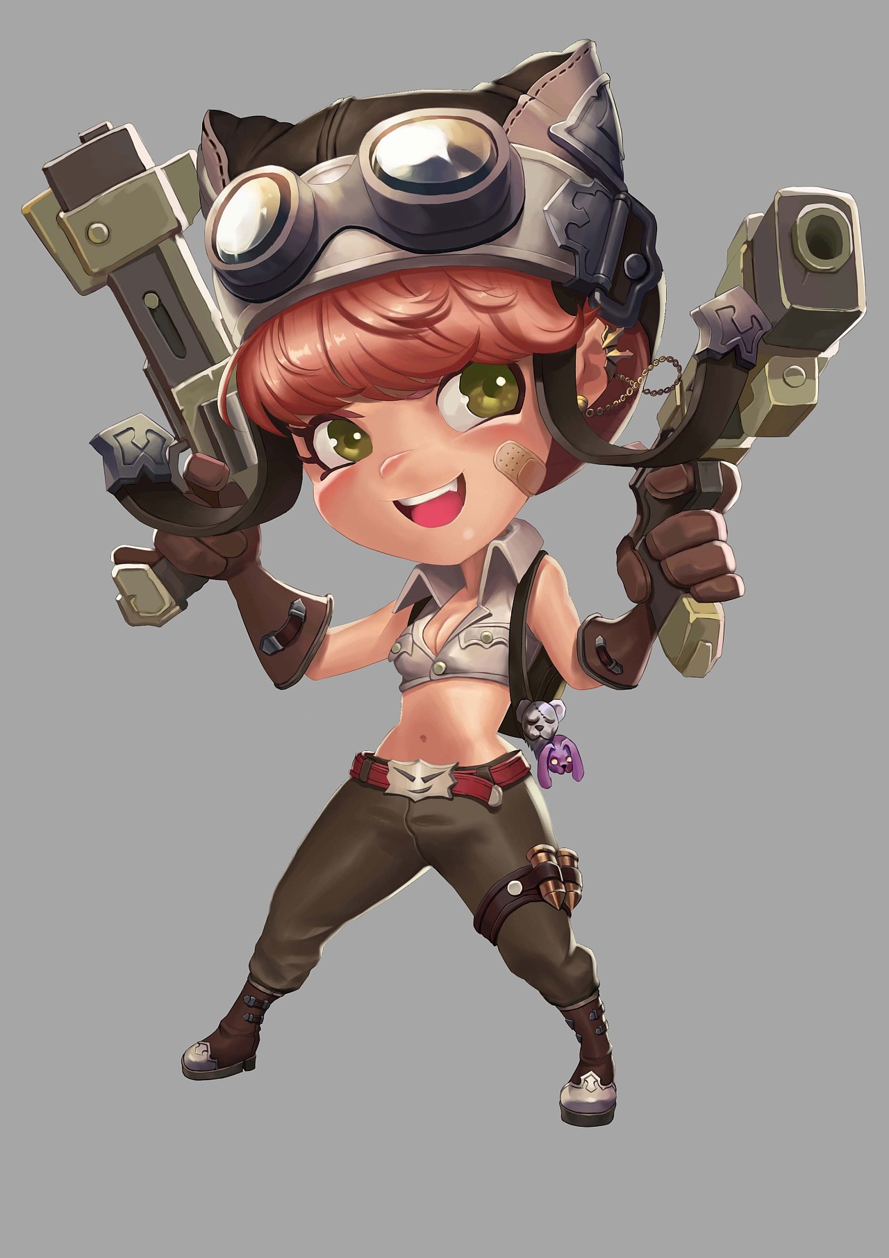 罪恶之城-双枪妹子|插画|游戏原画|布瓜5 - 原创作品 - 站酷 (zcool)