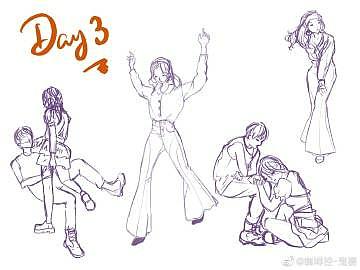 速寫打卡day3（個人主頁-ZNTgzMTA0MTI=） - 海報 - 站酷設(shè)計師爍閃花火原創(chuàng)素材 - 站酷ZCOOL