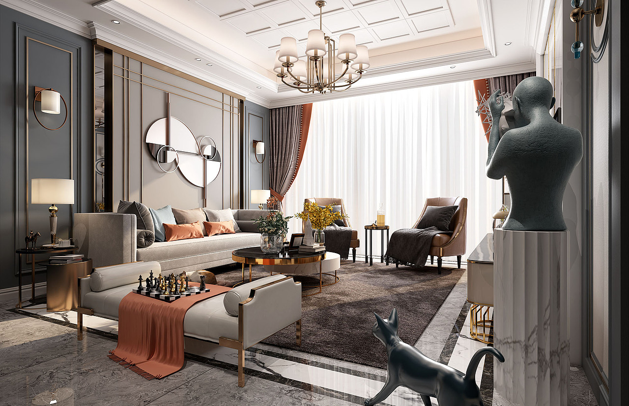 混搭风格客餐厅