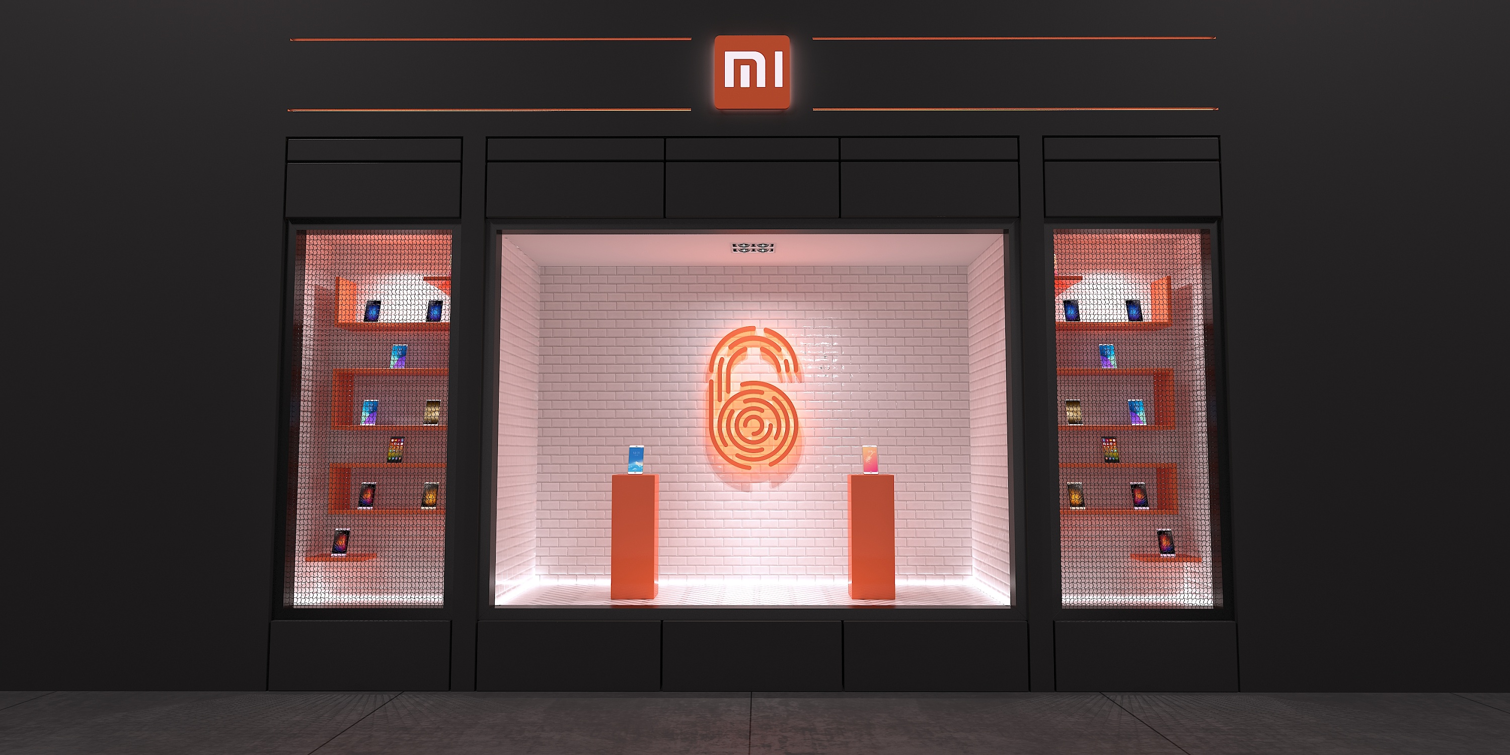 小米之家概念橱窗