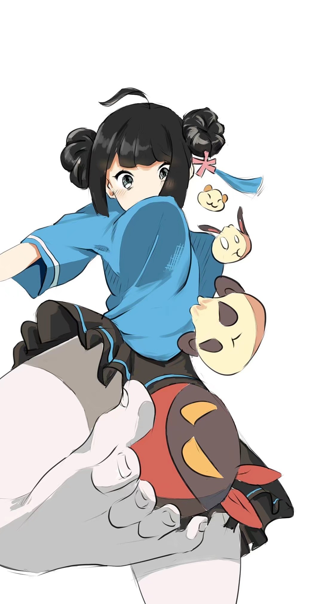 小椒 丸子 包子 熊猫 琳 校服 白丝