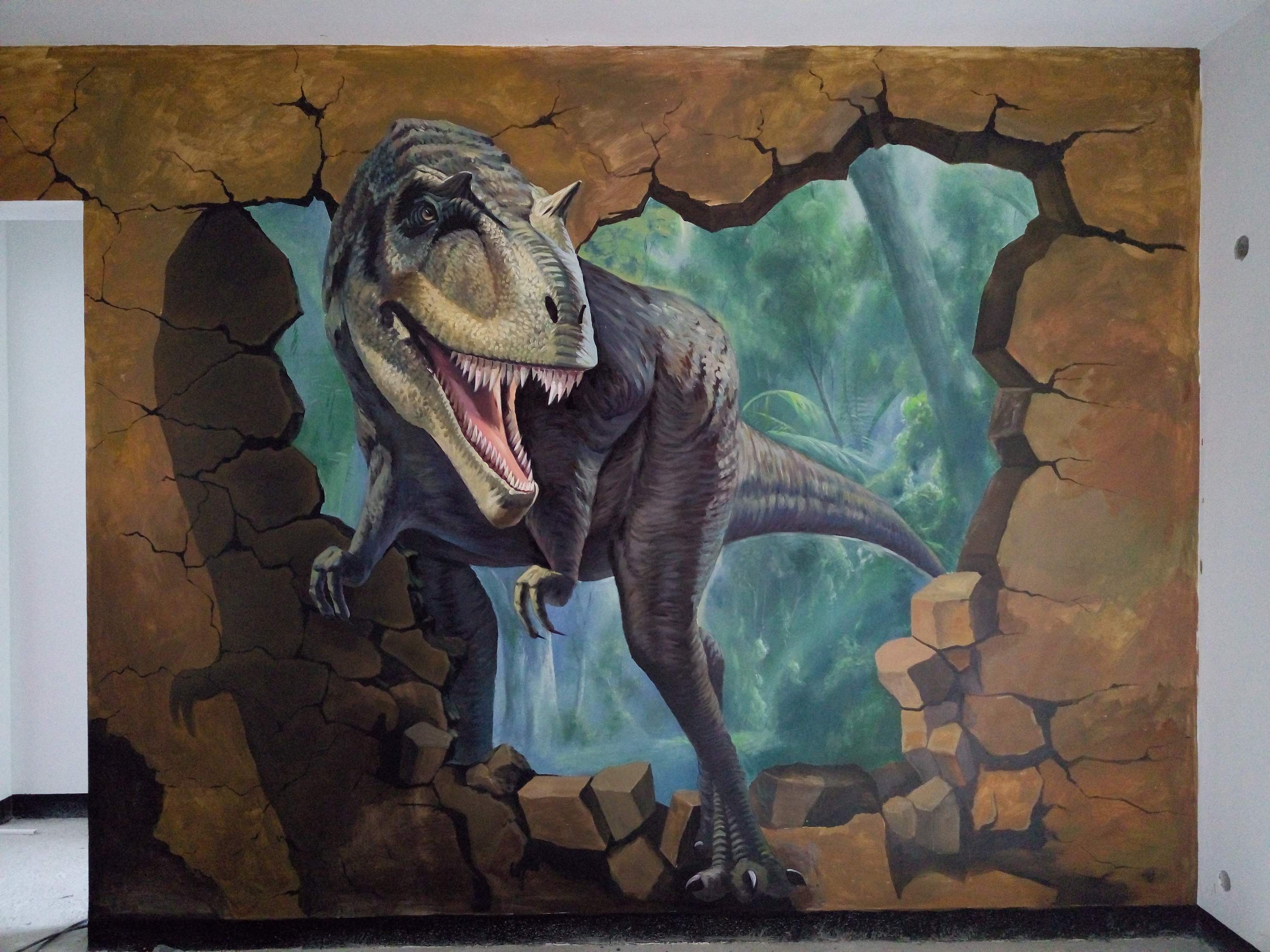 恐龙怎么画，迅猛龙的骨骼绘画素材-普画网