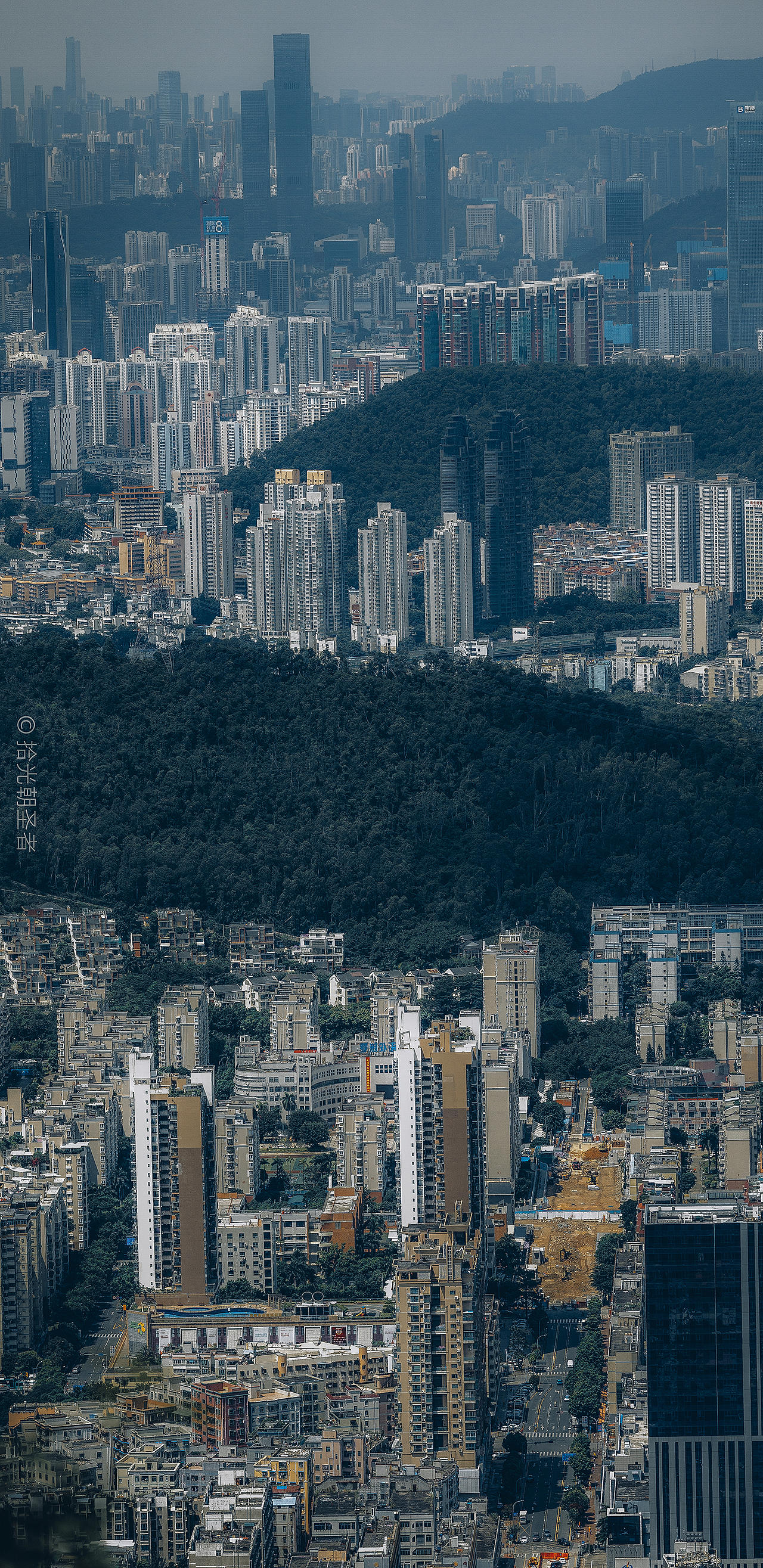 深圳梧桐山全景图