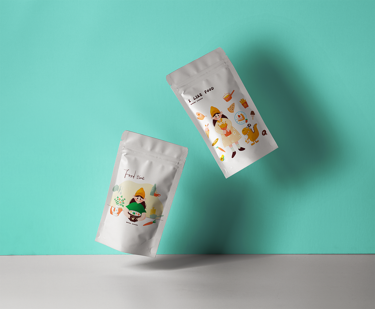 美食与插画（图ZMjE0NDcxOTE2） - 商业插画 - 站酷设计师陈大骞儿原创素材 - 站酷ZCOOL