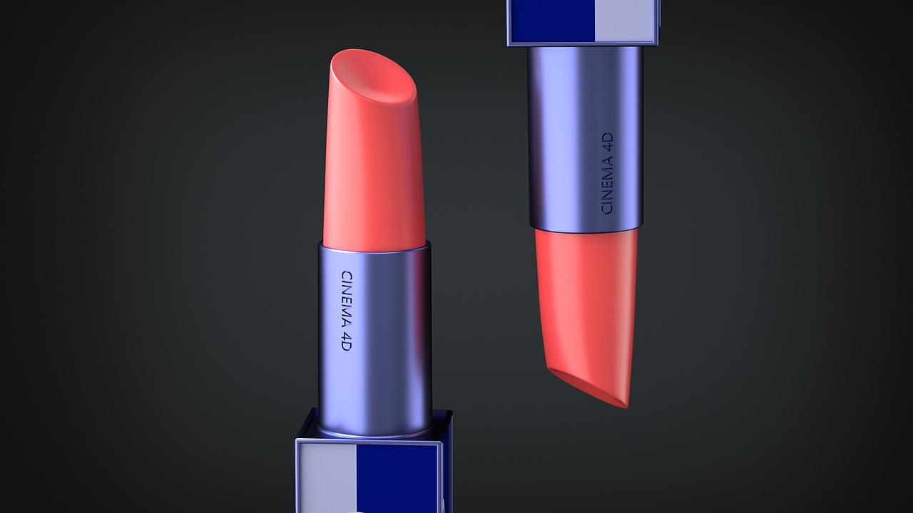 口红系列C4D-OC渲染